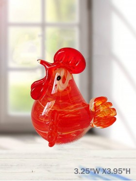 Art Glass Rooster